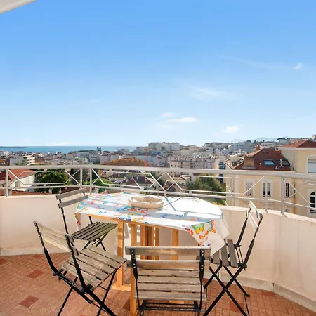 Le Marine Vue Avec Joli Terrasse, Un Reve Pour Les Couples * Κάννες